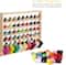 54-Spool Wall Mounted Wooden Sewing Thread Rack
